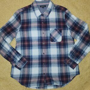 Flag & Anthem Hobart Plaid Button-Up Shirt Women’s Medium Multicolor Cotton